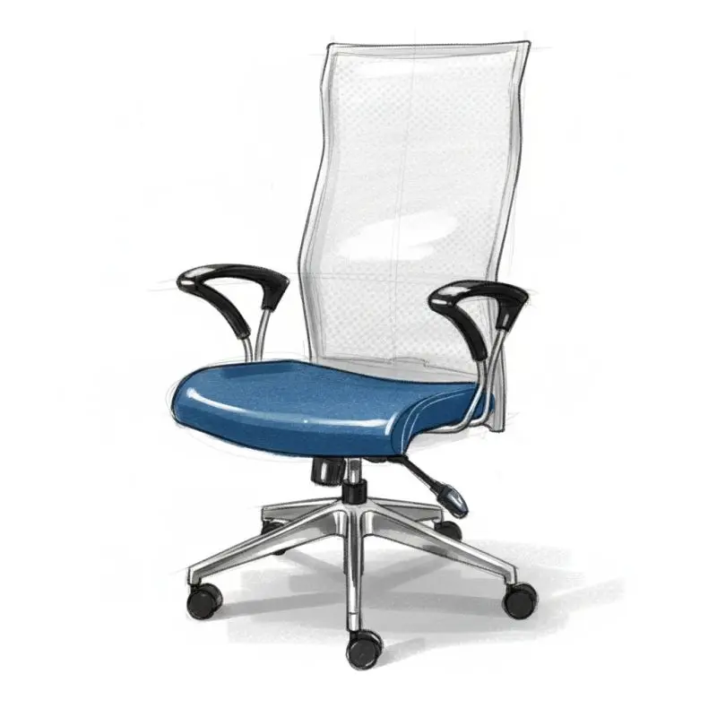 Exodus Ergonomic High Back (COM)