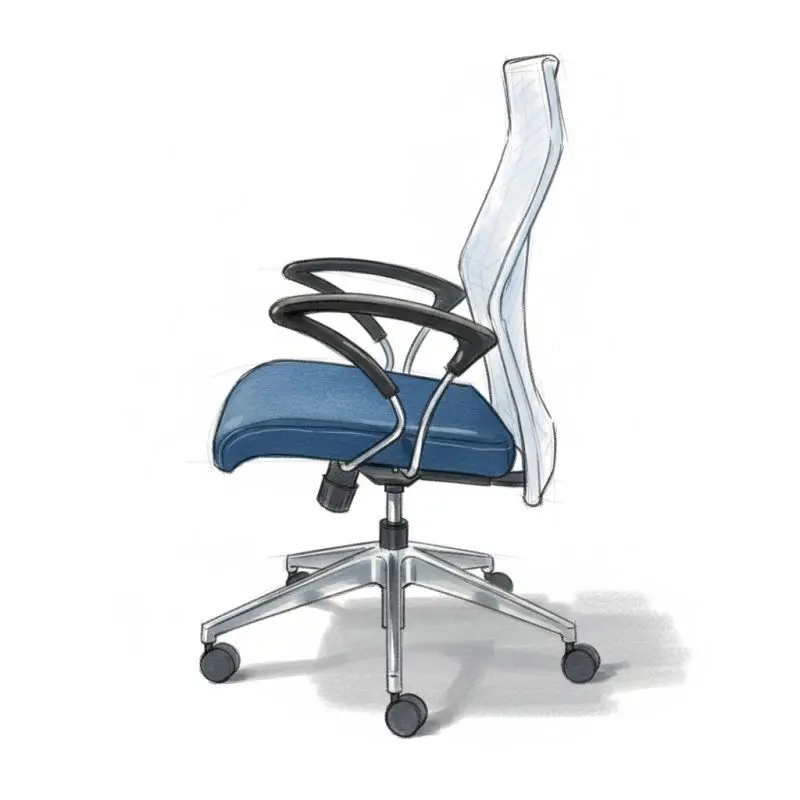 Exodus Ergonomic Mid Back (COM)