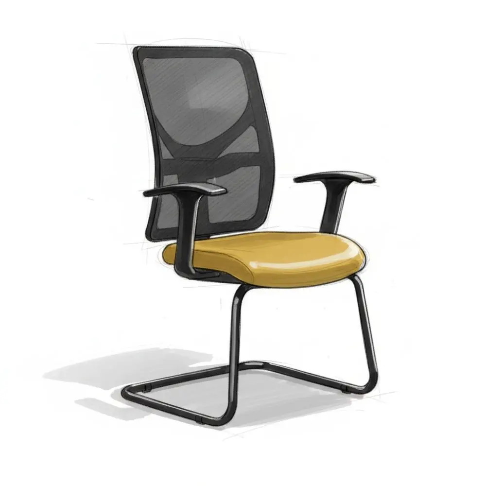 Y Not Visitors Chair (COM)